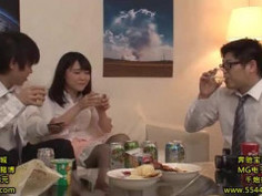 GS-143 飲み会帰り、まだ飲み足りないソソる同僚敏感娘の泥酔ビデオ