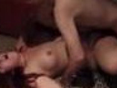 Wife being fucked on the living room carpet