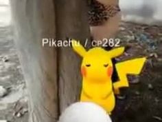 抓寶可夢遇到了野戰