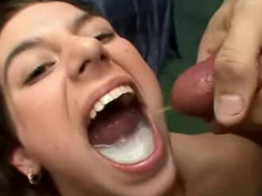 18 year old swallows multiple loads.