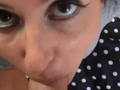 she loves cum on her face!