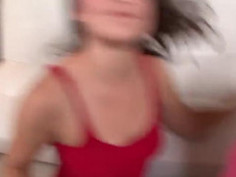 Kaci Star and Adeleine share a load during their Amateur Allure audition.