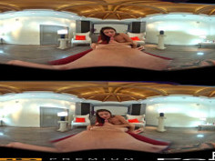 ADRIA RAE AND AARON WILCOX FUCK IN VIRTUAL WORLD