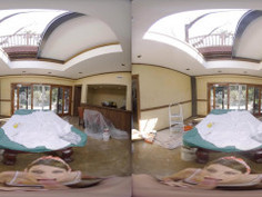 Wankz - Brunette teen with small tits rides long juicy cock in VR