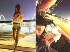 [JAV101本土精選!]網拍模特趁人少時玩口交 帶回房主動趴上來 太舒服直接內射了