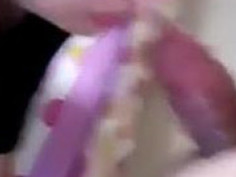 [自拍露臉]剛進房間～人妻馬上脫下內褲幫我含！受不了還自己脫褲子(有影）