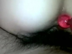 [情趣自拍]玩人妻連後門也要爽～拉珠整串塞進去！（有影）