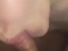 [自拍露臉]甜心櫃姐～下班吃宵夜，棒棒糖越舔越小！等等下面怎麼吃啊？（有影）