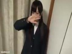 【素人ハメ撮り】「おっきいのがイイ・・・」ウブカワ女子校生をカメラで撮りながらハメちゃいました