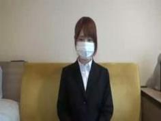 貧乳就活JDとAV面接中出しファック