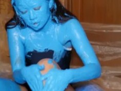 ルート207フィルムペイント＃29（ブルー＆ゴールド）