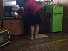 【中森玲子】熟女ママが息子とこれでもかって位に長い猛烈なベロチュー！