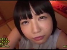 凄く可愛い黒髪の清楚系美少女がエッチな顔で主観フェラ