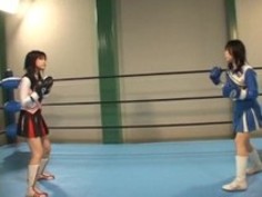 日本人チアリーダーボクシング