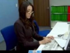 字幕 - ボスは、彼女の日本人秘書伊吹を犯さ