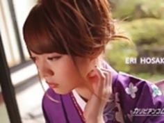 無修正 - 着物の女の子 - えり保坂