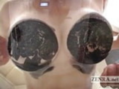 恥ずかしそうな巨乳な日本のアマチュア書道字幕