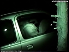 屋外駐車性的興奮のカップル