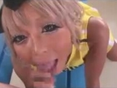 【愛菜りな】キュートでかわゆい美人子大生黒ギャルに逆ナンされてカメラ目線のフェラ抜き顔射でイク33【No6163】