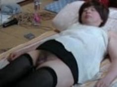 Jyosoukofujikoはお尻にディルドを入れて結ばれました