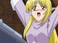 焦げ茶色でかわいい変態エルフの二重浸透