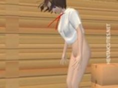 セクシーな3Dアニメの魅惑が犯される