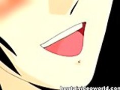 アニメ主婦はステージ上で自慰行為をされます