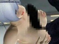 アニメーションキューティーは黒いコックを吸う