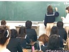 点滅してスーパーホット日本の女の子