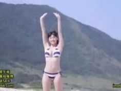 グラドル時代の水着を着た高橋しょう子と青姦セックスしちゃうエロ動画