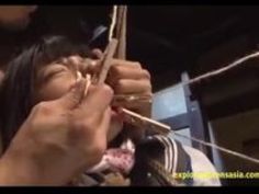 【JK凌辱】巨乳のJKの凌辱調教おしっこ緊縛電マお漏らしプレイがエロい！