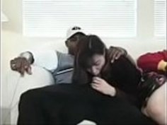 黒人男性と日本人女性ギャングバン