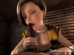 【３Dエロアニメ】ドラ○エⅤの嫁たちがチンコを手ヌキ＆フェラで抜きまくる！｜イクイクXVIDEOS日本人無料エロ動画まとめ