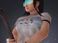 デッドオアアライブエクストリーム　ヴィーナスバケーション　こころ　スイカ割り