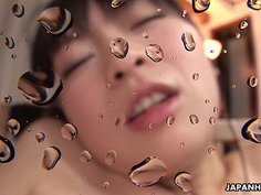 Nazomi Hazuki getting her slippery cunt fucked pov