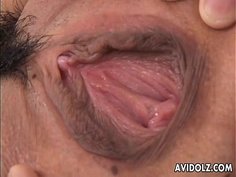 Naughty Arisa Suzuki pussy licking