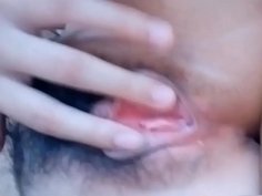 【無】おまんこクチュクチュ音たっぷりの指入れオナニーマジイキヒクヒク40分