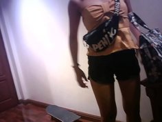 個人撮影 アシアの黒髪可愛い女のコ