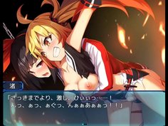 敵の女幹部に捕まり双頭ディルドで調教される