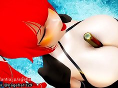 魔乳ホノルルの着衣パイズリ