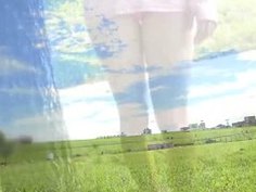 「うそ」笑顔が可愛い美少女が野外でフェラチオ抜き！