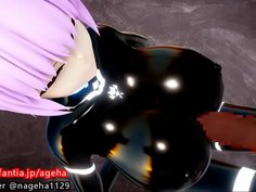 エジプト風美少女の爆乳パイズリ