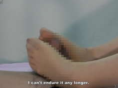 Japanese Nurse's Footjob and Masochistic Man's Nightmare