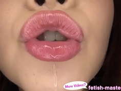 Japanese Asian Tongue Spit Face Nose Licking Sucking Kissing Handjob Fetish - More at fetish-master.net