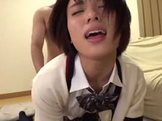 ボーイッシュな褐色J●妹と親の留守中にハメ撮りエッチ 夏海/18歳/褐色ちっぱいJ●妹