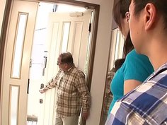 Asian family with black man